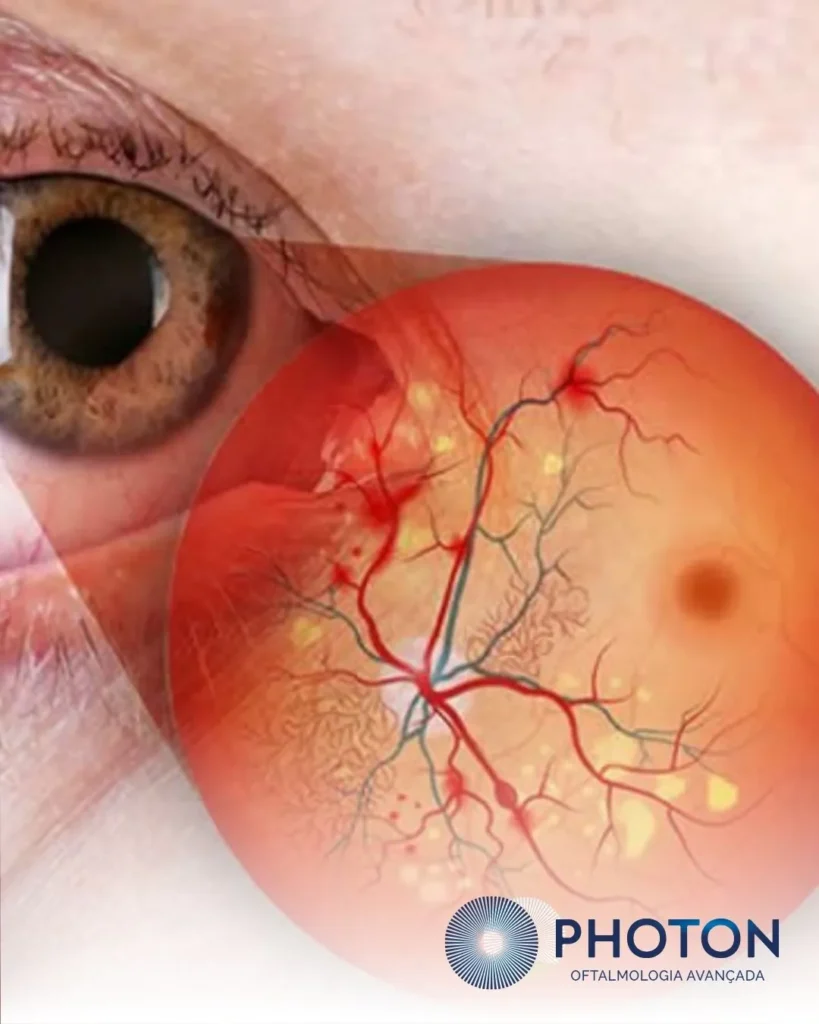 O que é a retinopatia diabética?